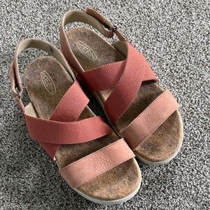 KEEN Women’s Coral Cross-Strap Slingback Sandals